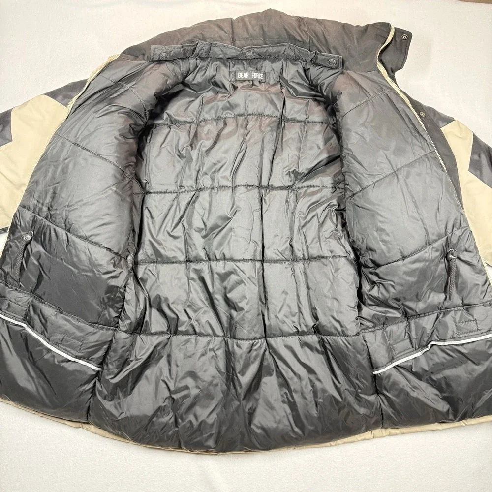 Bear Force Reversible Parka Mens M Insulated Winter Coat Utility‎ Colorblock